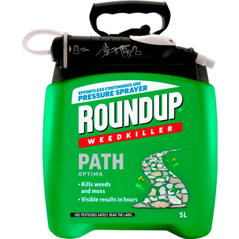 Roundup Path Optima Ready To Use Weedkiller 5L Pump n Go