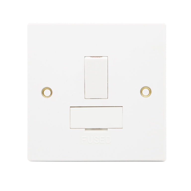 1 Gang Switched Fused Spur Double Pole