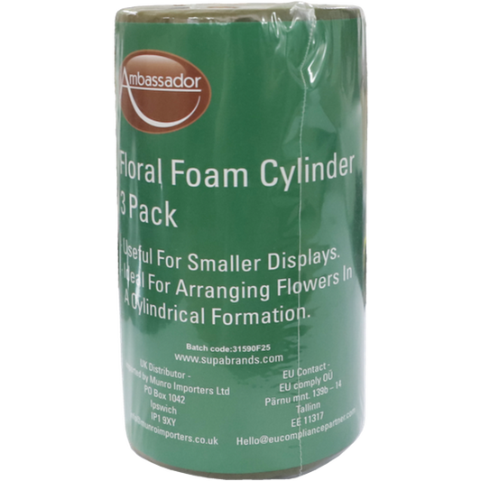 Ambassador Floral Foam Cylinder Pack 3