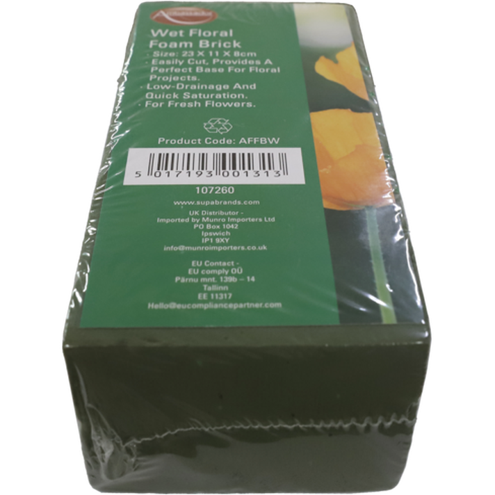 Ambassador Wet Floral Foam Brick