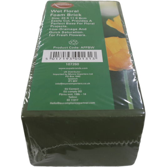 Ambassador Wet Floral Foam Brick