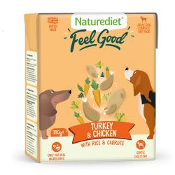 Naturediet Feel Good Turkey & Chicken 390g