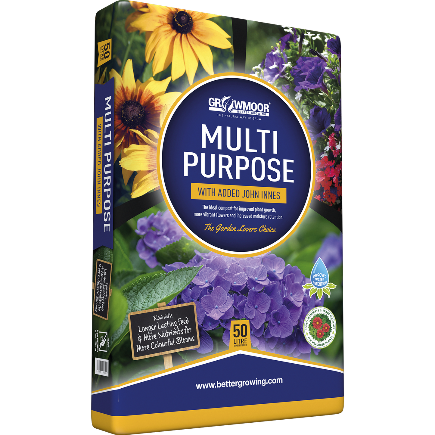 Growmoor Multi Purpose With Added John Innes 50 Litres