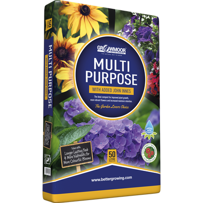 Growmoor Multi Purpose With Added John Innes 50 Litres