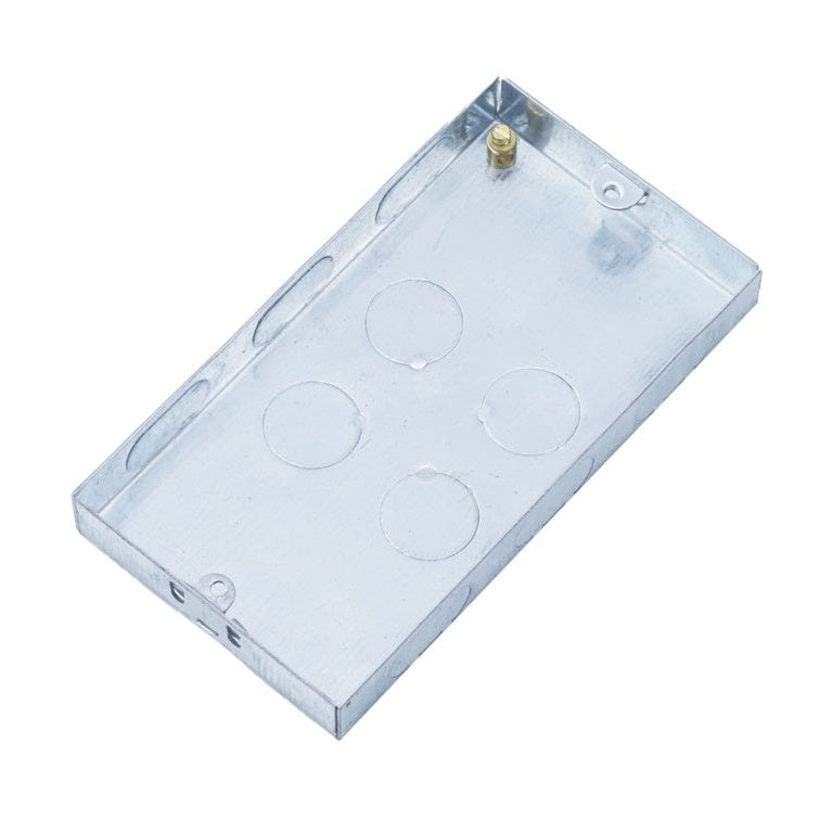 Metal Back Box 2 Gang