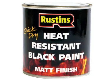 Quick Dry Heat Resistant Paint Black 250ml