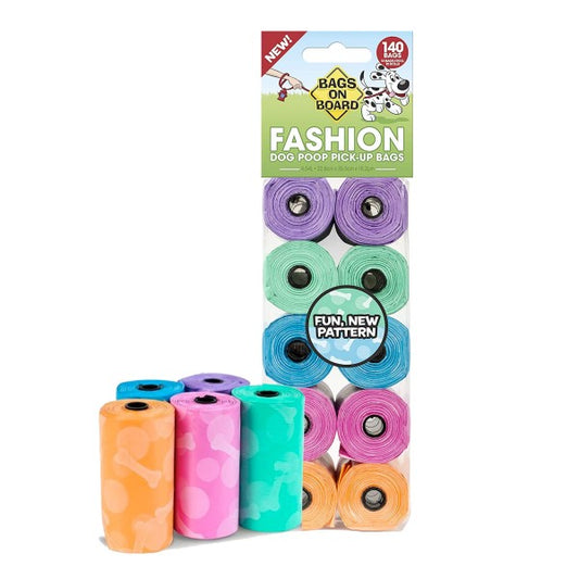 Dog Waste Bags Fashion Fun Print