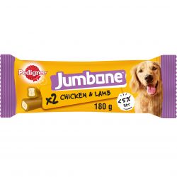 Pedigree Jumbone Medium Dog Treats with Chicken &amp; Lamb 2pk