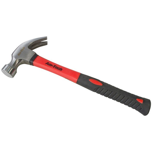 Amtech Claw Hammer Fibreglass Shaft 8oz