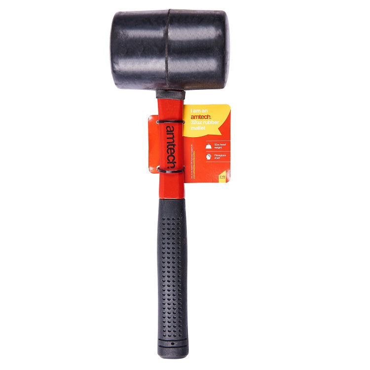 Amtech Fibre Shafted Rubber Mallet 32oz