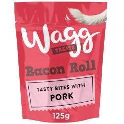 Wagg Bacon Roll Treats 125g - 747395