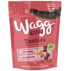 Wagg Tasties Tasty Treat Bones Chicken 125g - 794632