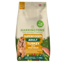 Harringtons Adult Dog Grain Free Superfoods Turkey 1.7kg