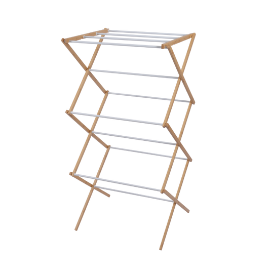 Orwell 3-Tier Bamboo Clothes Airer