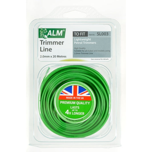 ALM SL003 Trimmer Line - Green 2.0mm x 20m