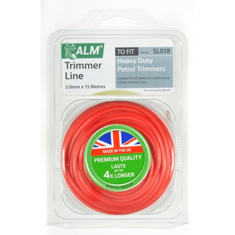 ALM SL018 Trimmer Line - Red 3.0mm x 15m