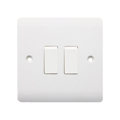 Securlec 2 Gang 2 Way Light Switch