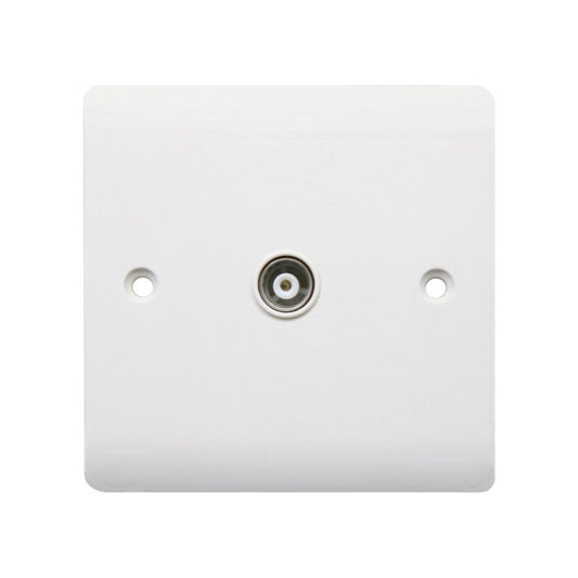 1 Gang TV Coax Aerial Socket