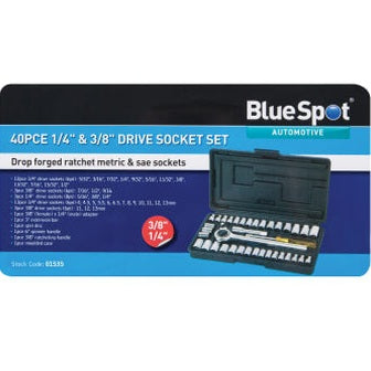 Mixed Drive Socket Set, 40 Piece