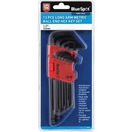 Long Arm Ball End Hexagon Key Set, 13 Piece