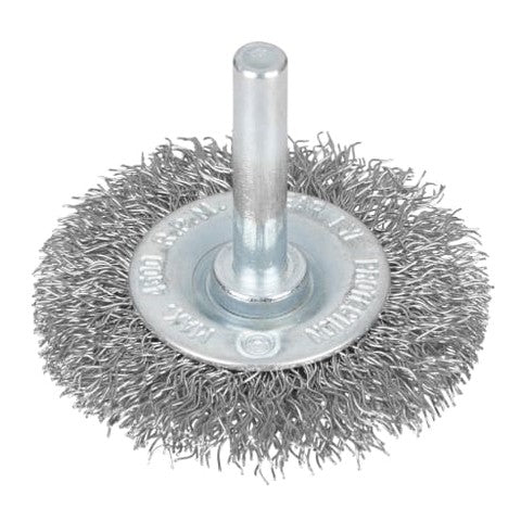 Flat Steel Wire Wheel Brush 50mm x 6mm Arbor