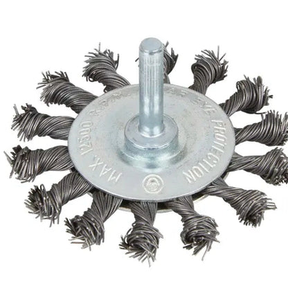 Flat Twist Knot Wire Wheel 75mm