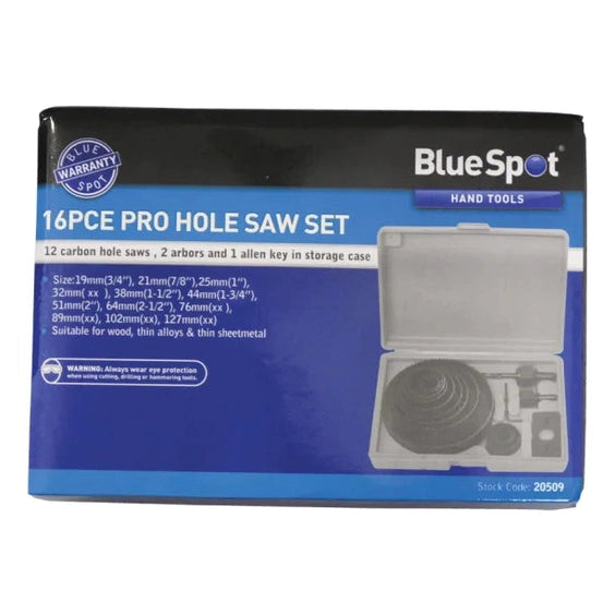 Multi Holesaw Set, 16 Piece 19-127mm