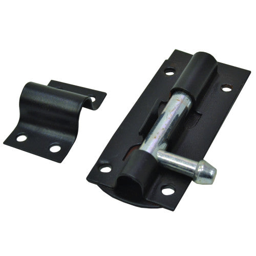 Tower Bolt 75mm 3" Black