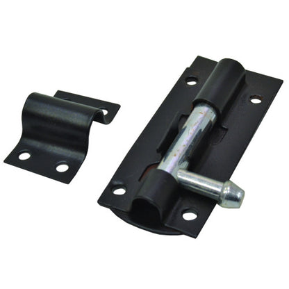 Tower Bolt 75mm 3" Black