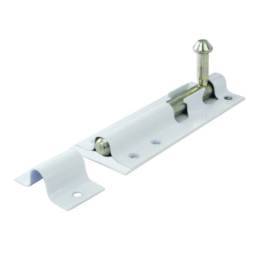 Tower Bolt 100mm 4" White