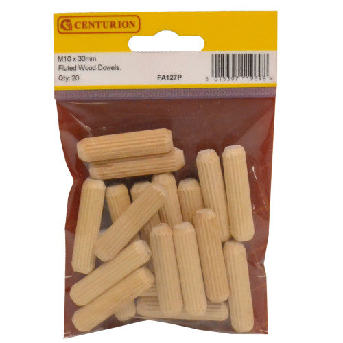 Fluted Wood Dowels