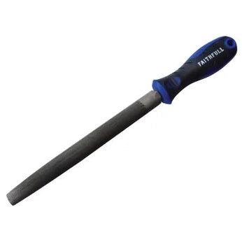 Handled Half-Round Second Cut Engineers File 200mm 8in