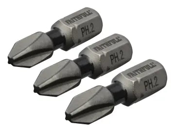 Phillips Impact Screwdriver Bits 3 Pack