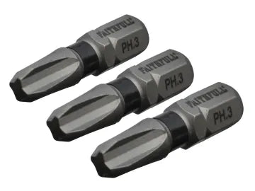 Phillips Impact Screwdriver Bits 3 Pack