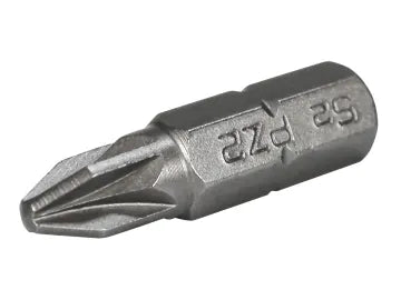 Pozi S2 Grade Steel Screwdriver Bits 3 Pack