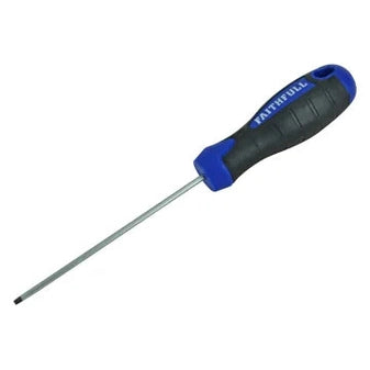 Soft Grip Screwdriver Flared Slotted Tip