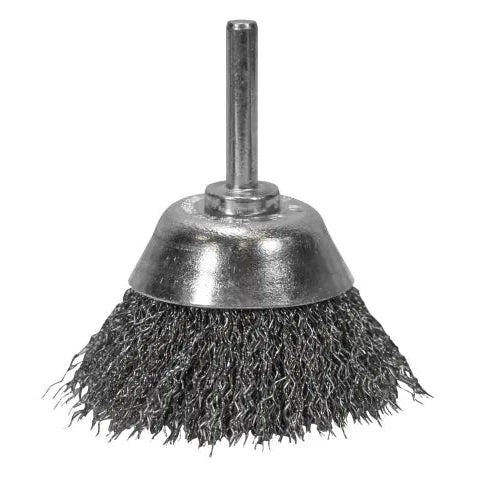 Wire Cup Brush 75mm x 6mm Shank, 0.30mm Wire