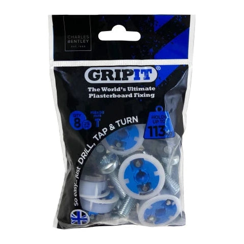 Blue Plasterboard Fixings 25mm Pack 8