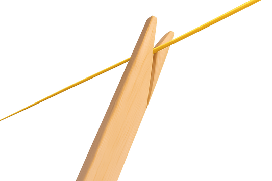 Wooden Clothes Line Prop 2.5m