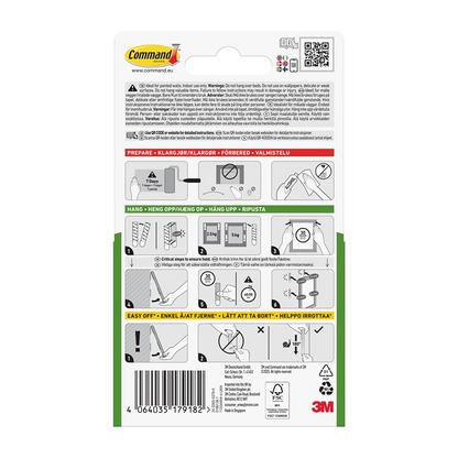 Command Medium Picture Hanging Strips 17204 - 5kg - 4pk