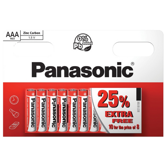 Panasonic AAA Batteries 10pk