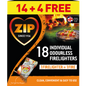 Zip Fast & Clean Wrapped Firelighters Pack 18