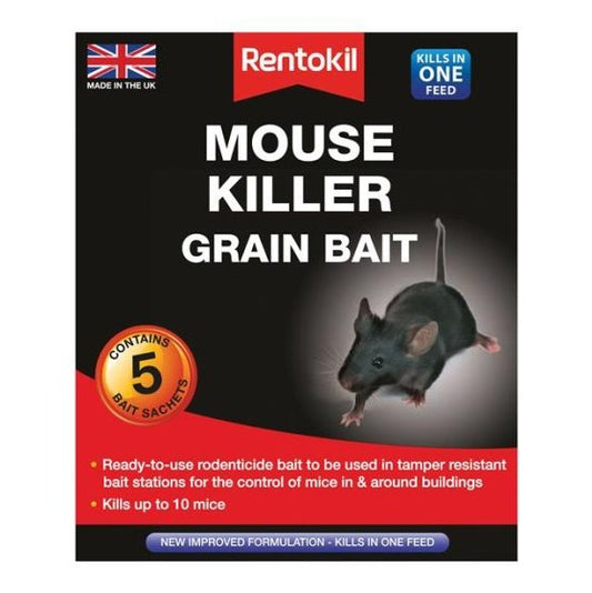 Rentokil Mouse Killer Grain Bait 5 Sachet