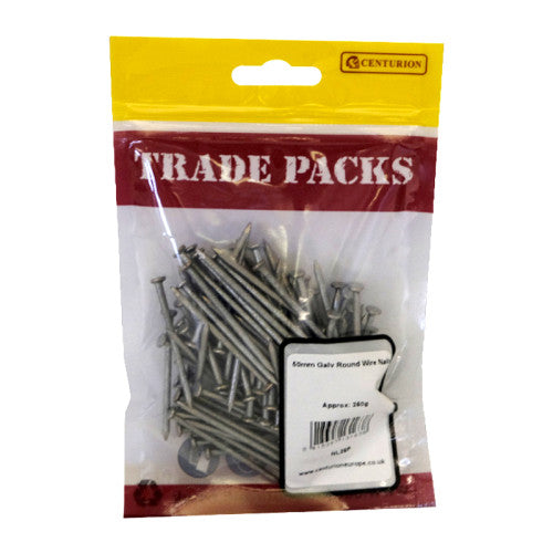 Galvanised Round Wire Nails 250g