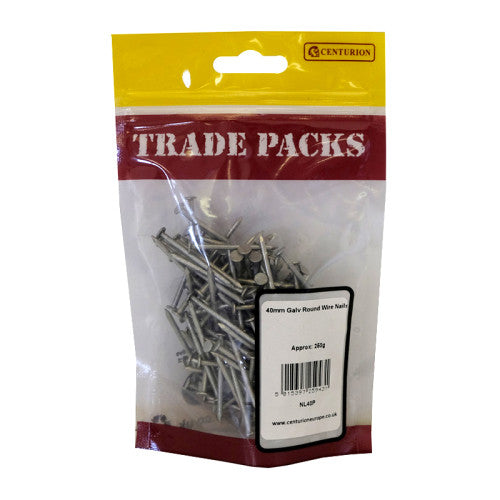 Galvanised Round Wire Nails 250g