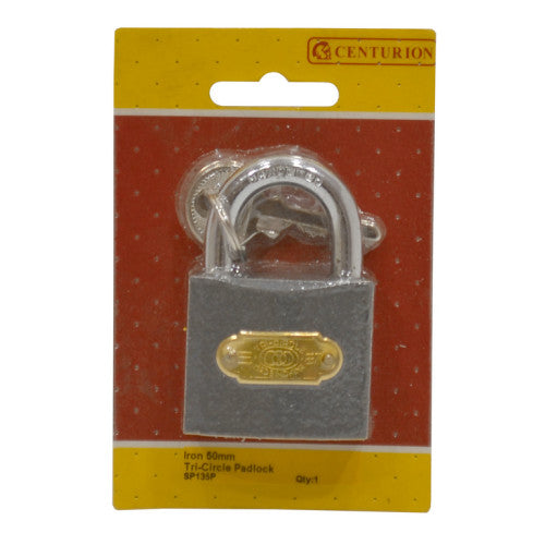 Tri-Circle Iron Padlocks