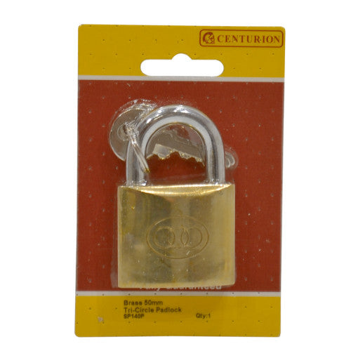 Tri-Circle Brass Padlocks