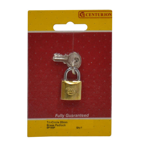 Tri-Circle Brass Padlocks