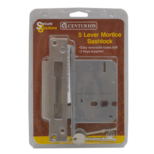 Mortice Sashlock 5 Lever ZP 3" 75mm SP173P