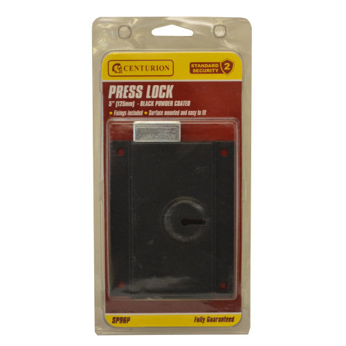 Press Lock Black 5"